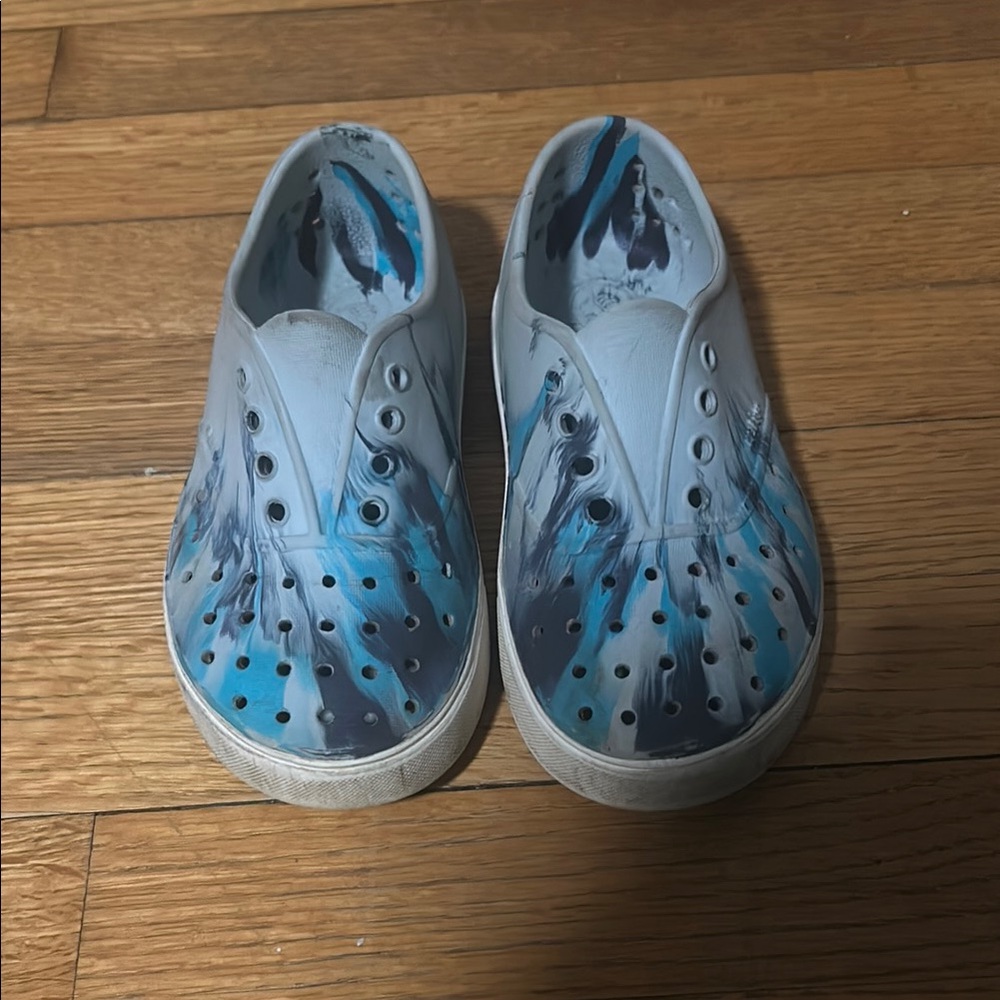 Kids Blue Slip-On Shoes